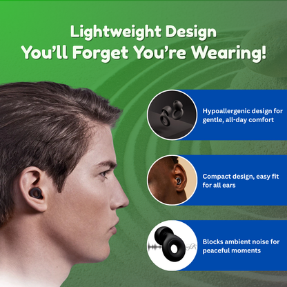 EchoEase™ Silicone Earplugs